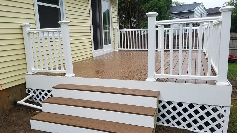 wooden deck