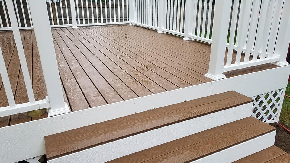 wooden deck